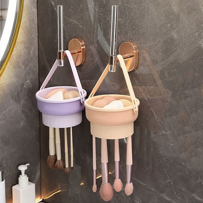 2 in 1 Makeup Brushes Cleaning And Dry Basket Holder