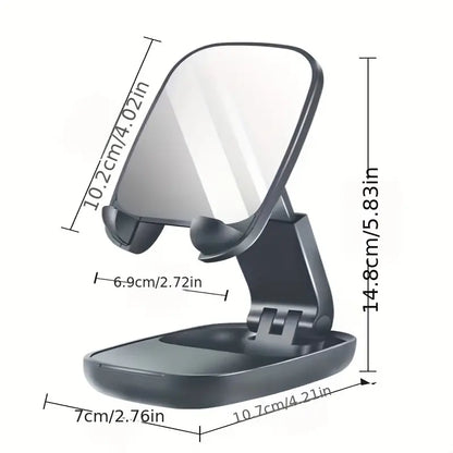 Foldable Mobile Stand with Makeup mirror