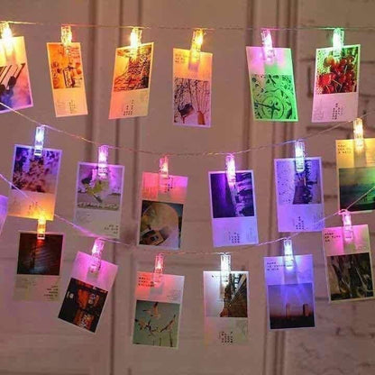 20 LED Photo Clip Holder String lights