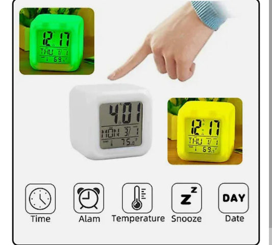 Colour Changing Digital Alarm Clock