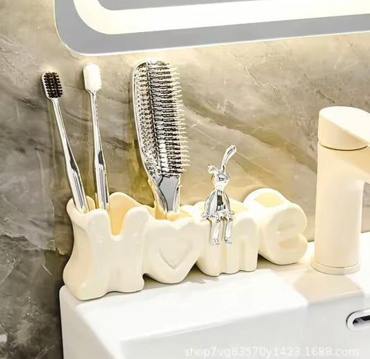 Ceramic Bathroom Storage Holder