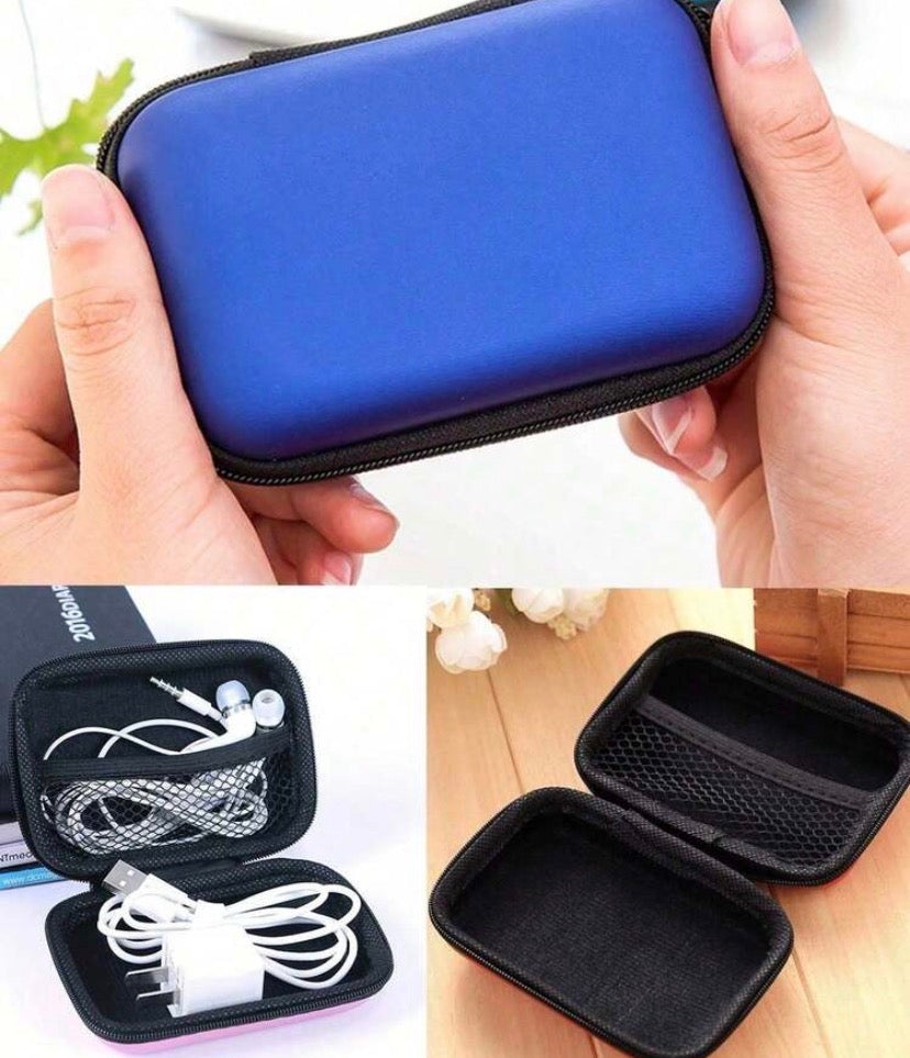 Multipurpose Travel Charger Cable Zipper Pouch