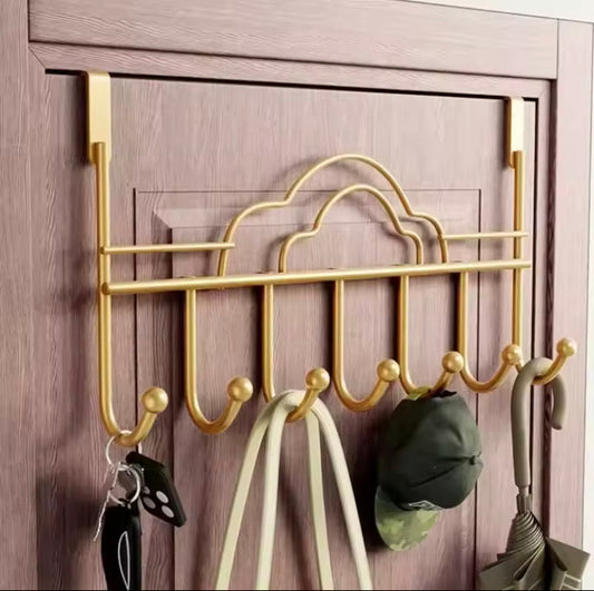 Golden Metal Over the Door Hanger
