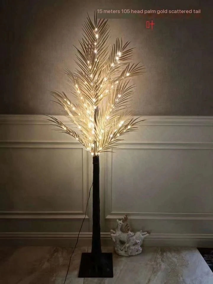 LED Light Brown Coconut Tree - Waterproof for Home Decoration