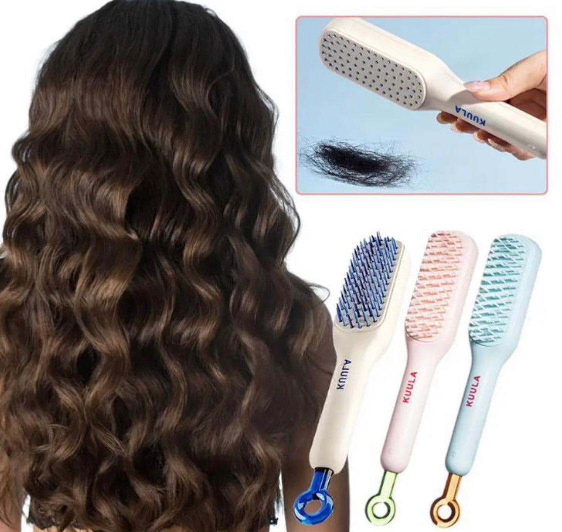 Self Cleaning Hair Brush Comb