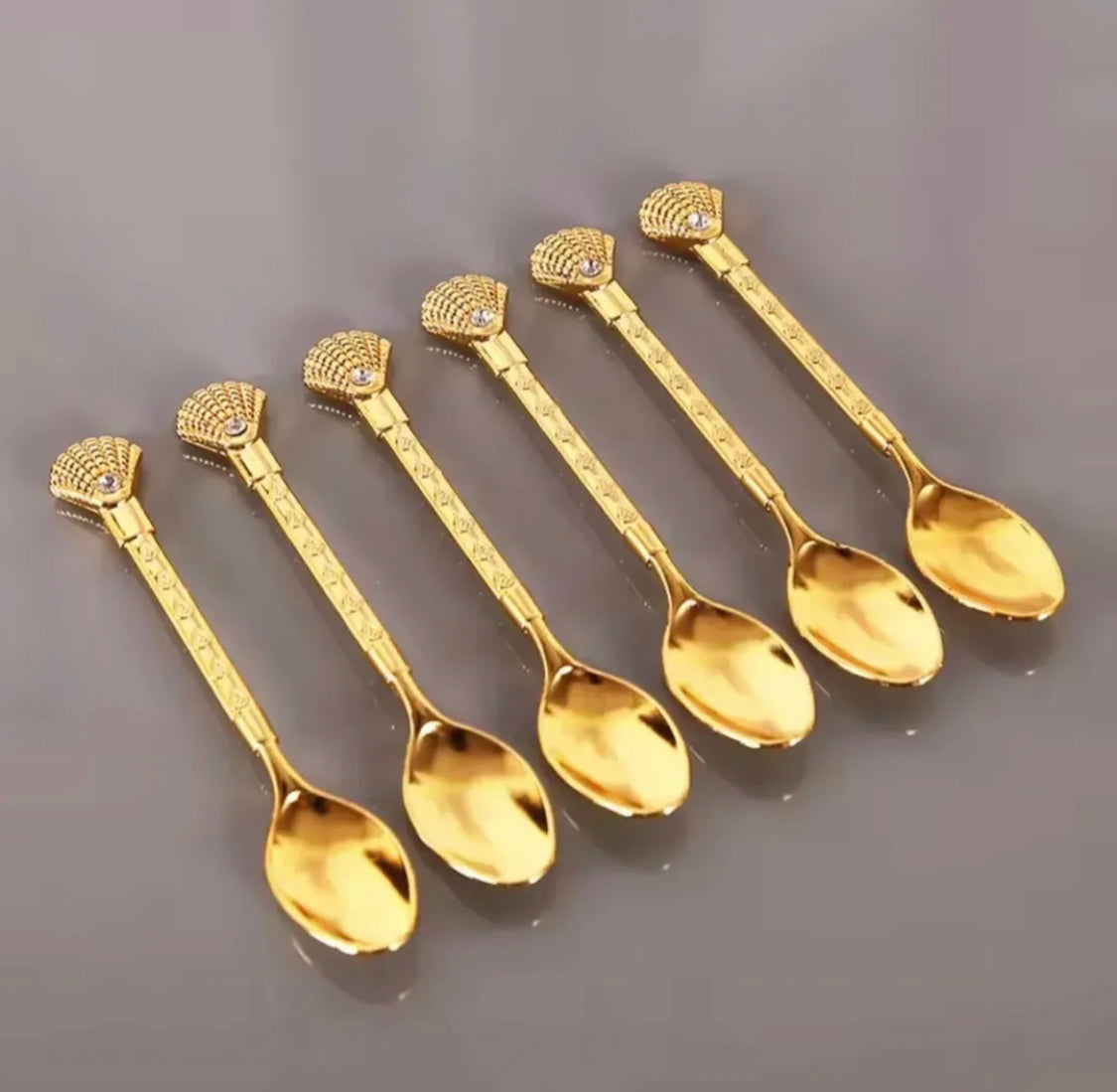 6 Pcs Spoon Set with Stand