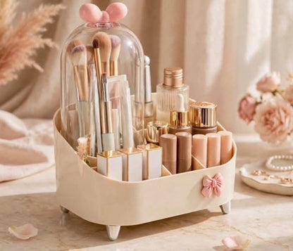 Bow Design Brush Holder with Tray