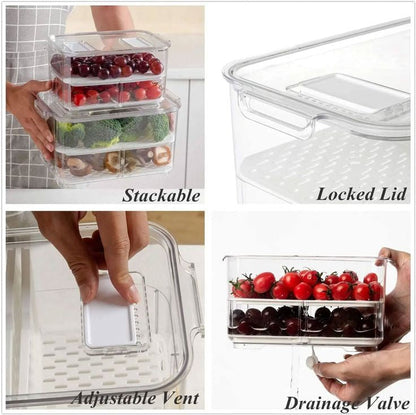 Acrylic Airtight Food Container Storage Box