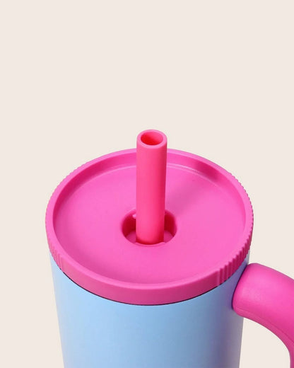 40oz Stainless Steel Tumbler with Straw