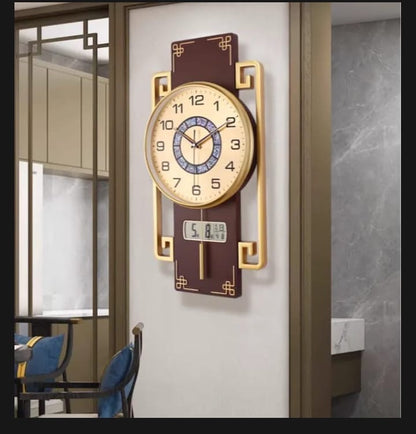 Digital Time Date Day Wall Clock for Home Decor