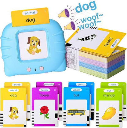 112 Pcs Rechargeable Educational Speaking Card Toy (with 224 Words)