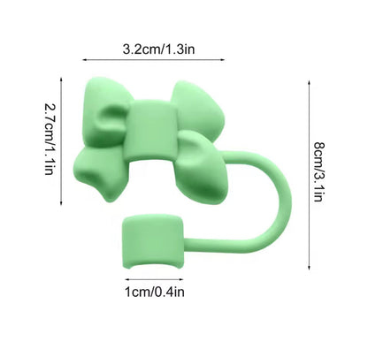 Silicone Bow Straw Cover