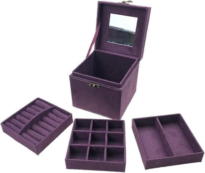 3 Layer Portable Jewellery Box