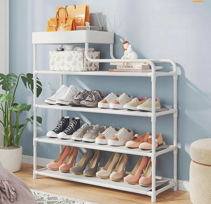 5 Layers L-Shape Shoe rack