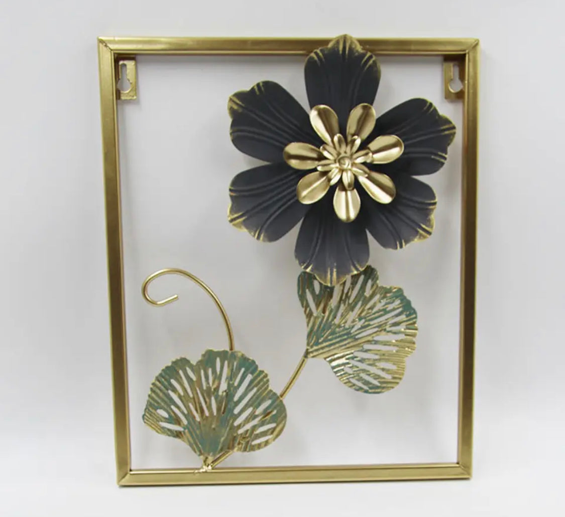 1 Pc Nordic Golden Leaf Wall Motifs For Wall & Home Decoration