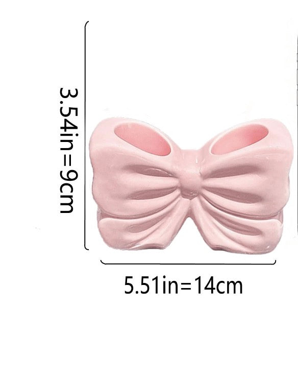 Bow Shape Makeup Brushes Holder