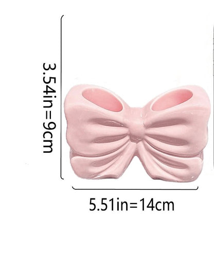 Bow Shape Makeup Brushes Holder