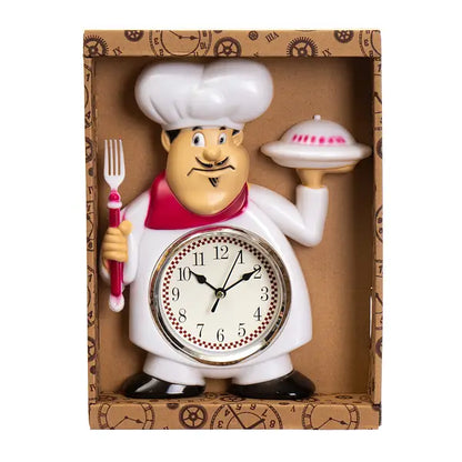 Chef Wall Clock For Kitchen