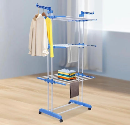 Multi-Layer Foldable Clothes Drying Rack