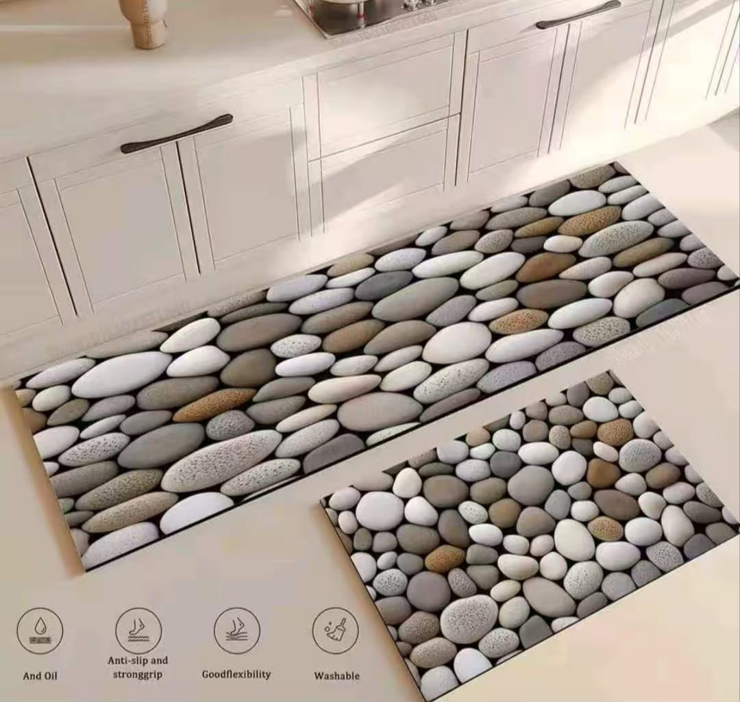 2 Pcs Non-Slip Floor Matt
