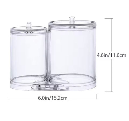 2 pcs Cotton Swab Holder Organizer