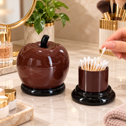 Apple Shaped Toothpick Cotton Holder Organizer