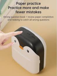 Penguin Portable Rechargeable Printer Including a Roll of Thermal Paper