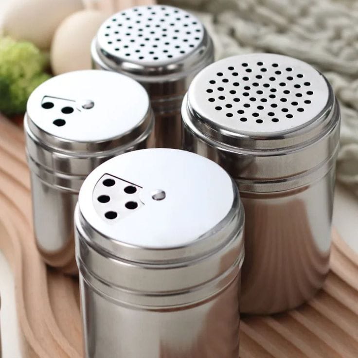 Pack of 2 Salt and Spice Jars