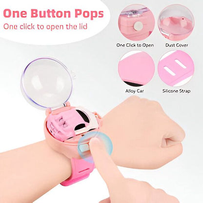 Super Fast Rechargeable Kids Watch Car Mini Watch Control Car Cute Gift for Kids.