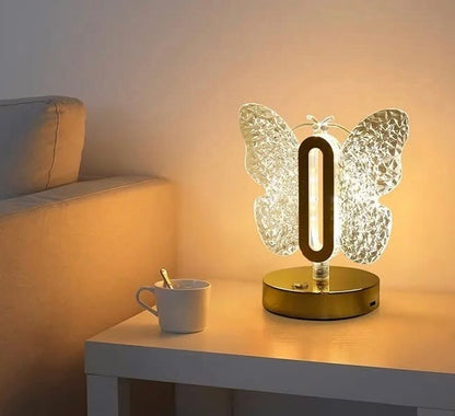 Rechargeable Butterfly 3 modes Touch Sensor Lamp