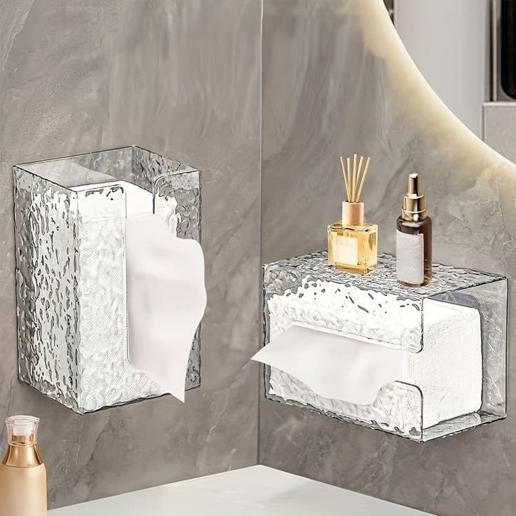 Wall-Mounted Acrylic Tissue Box