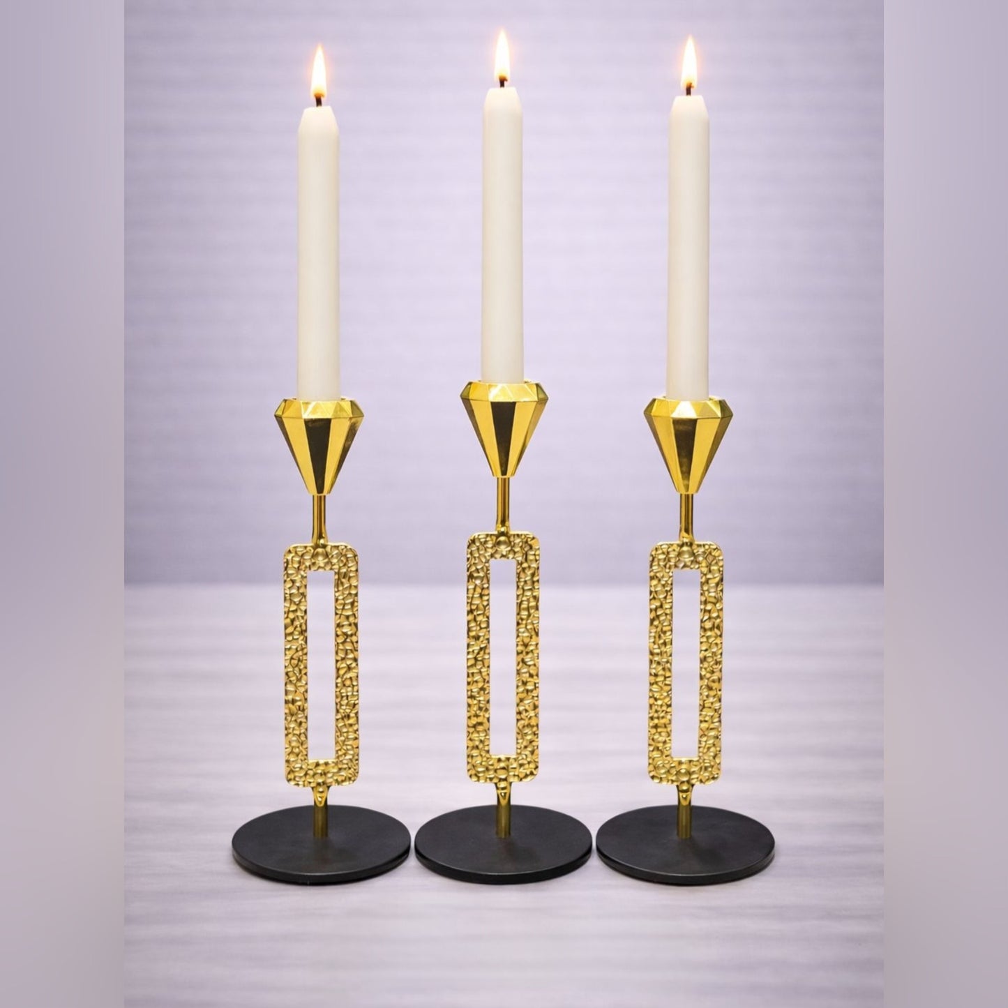 3 Pcs Metal Candle Stand for Decoration
