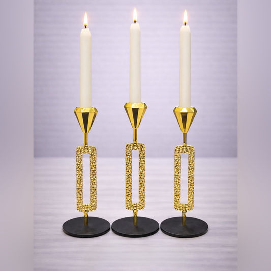 3 Pcs Metal Candle Stand for Decoration