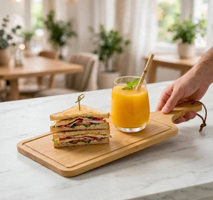 Rectangle Bamboo Serving Plate