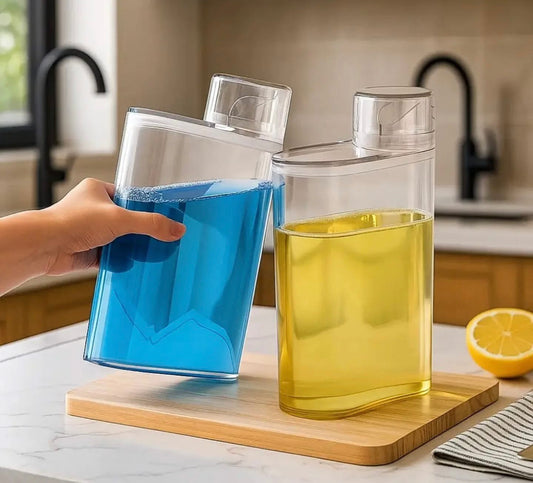 Laundry Detergent Dispenser with Handle