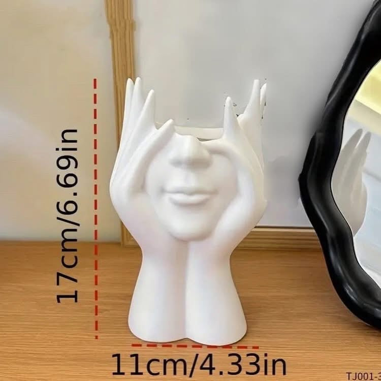 Face-Shape Makeup Brushes Holder