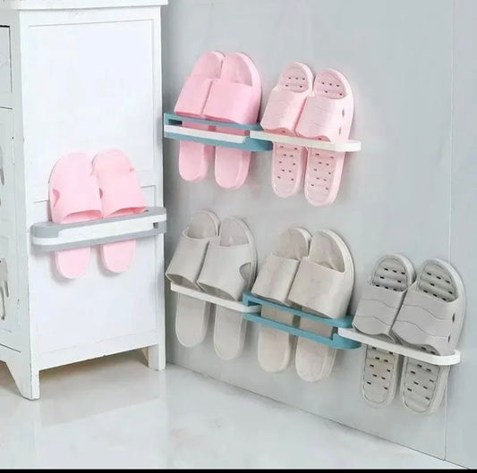 Wall Mounted Slippers Rack