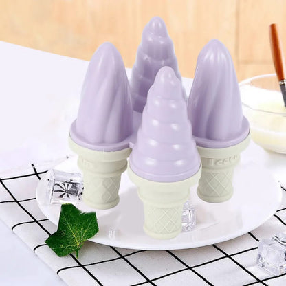 New 4 in 1 Summer Home DIY Ice Cream/Popsicles Mold