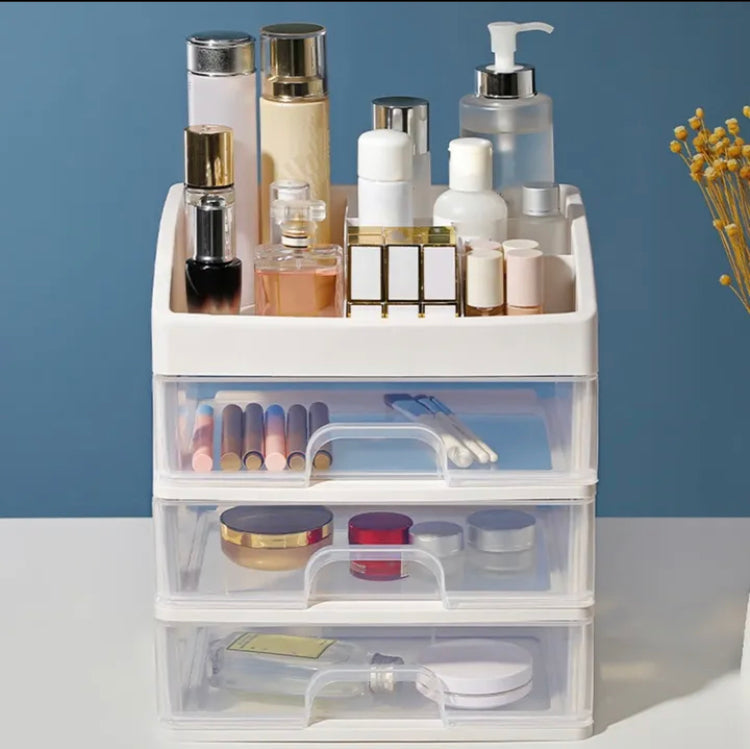 3 Drawers Cosmetic Makeup Organizer