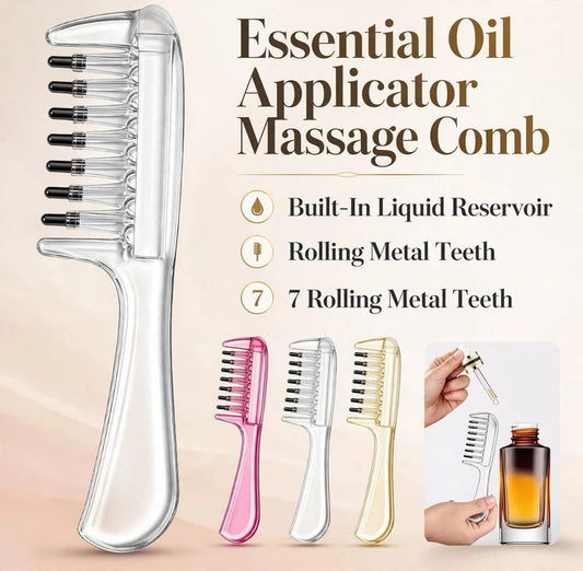 Hair Oil Applicator Massage Comb