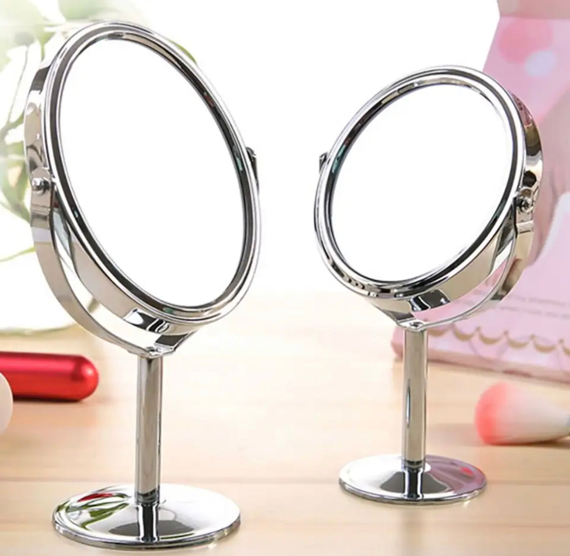 360° Rotatable Metal Makeup Mirror