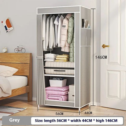 Dust proof Large Capacity Foldable Non-Woven Wardrobe