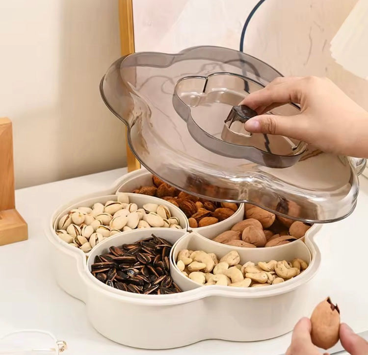5 Portions DryFruit Storage Box with Lid
