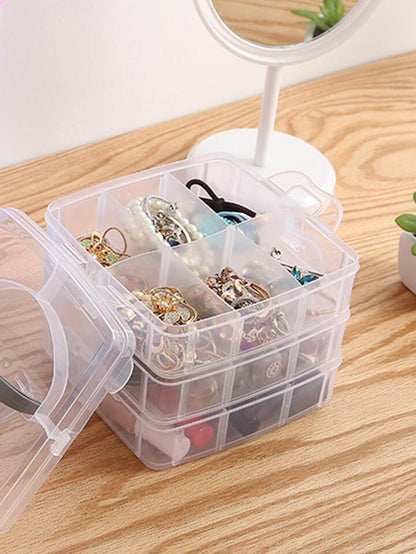 3 Layer Dustproof Jewellery Organizer