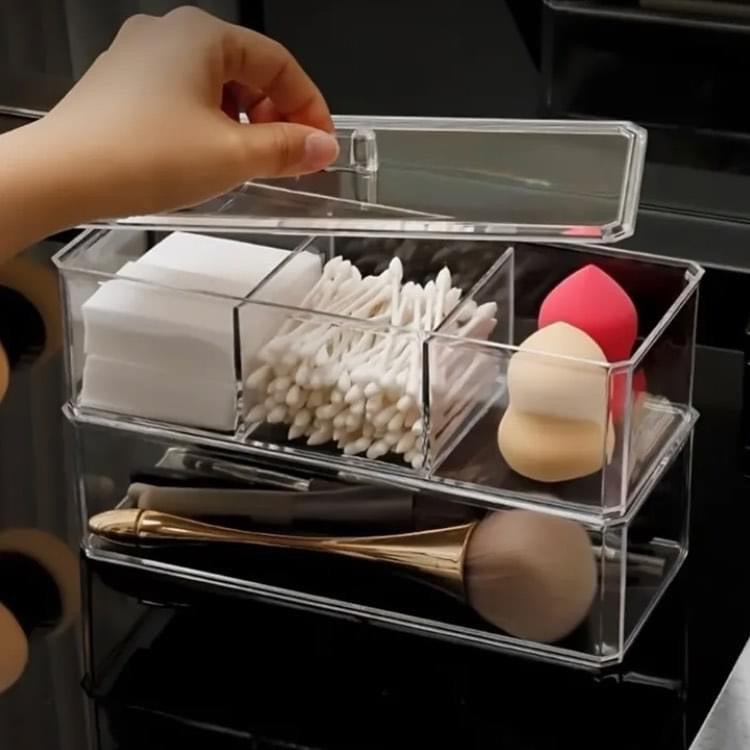 Double Layer Cosmetics Makeup Organizer