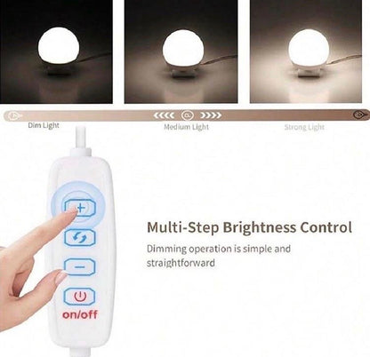 10 Pcs Led Vanity Bulbs with 3 Colour Lights