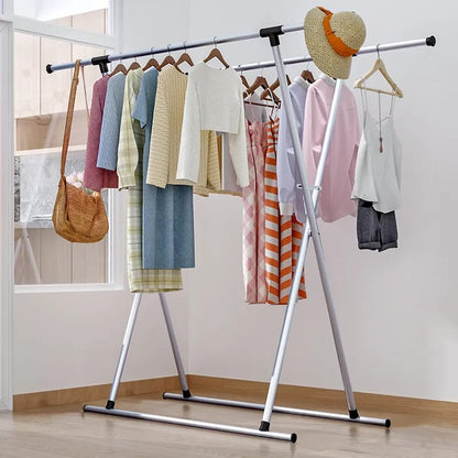 Metal Iron Clothes Rack Stand