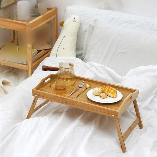 Bamboo Foldable Bed Study Laptop Table