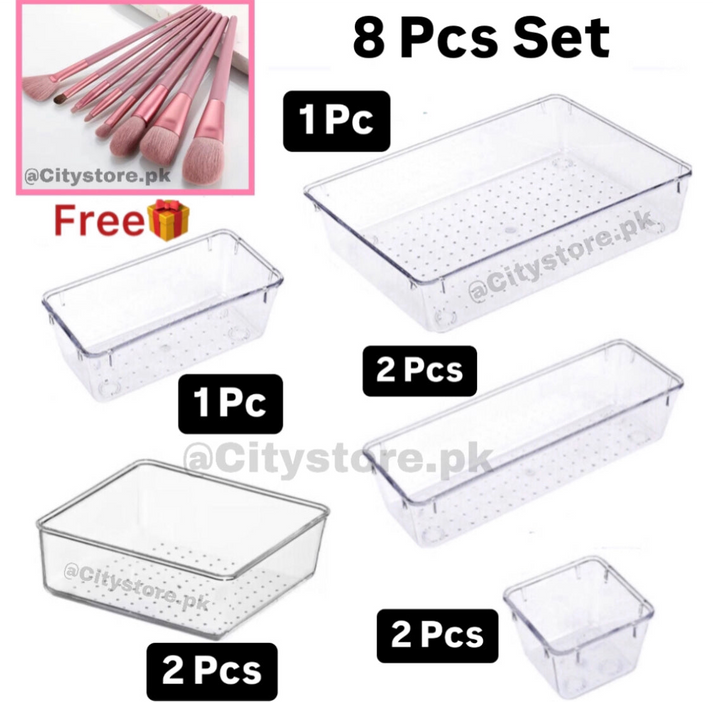 Acrylic Storage Box Cosmetic Drawer Organizers