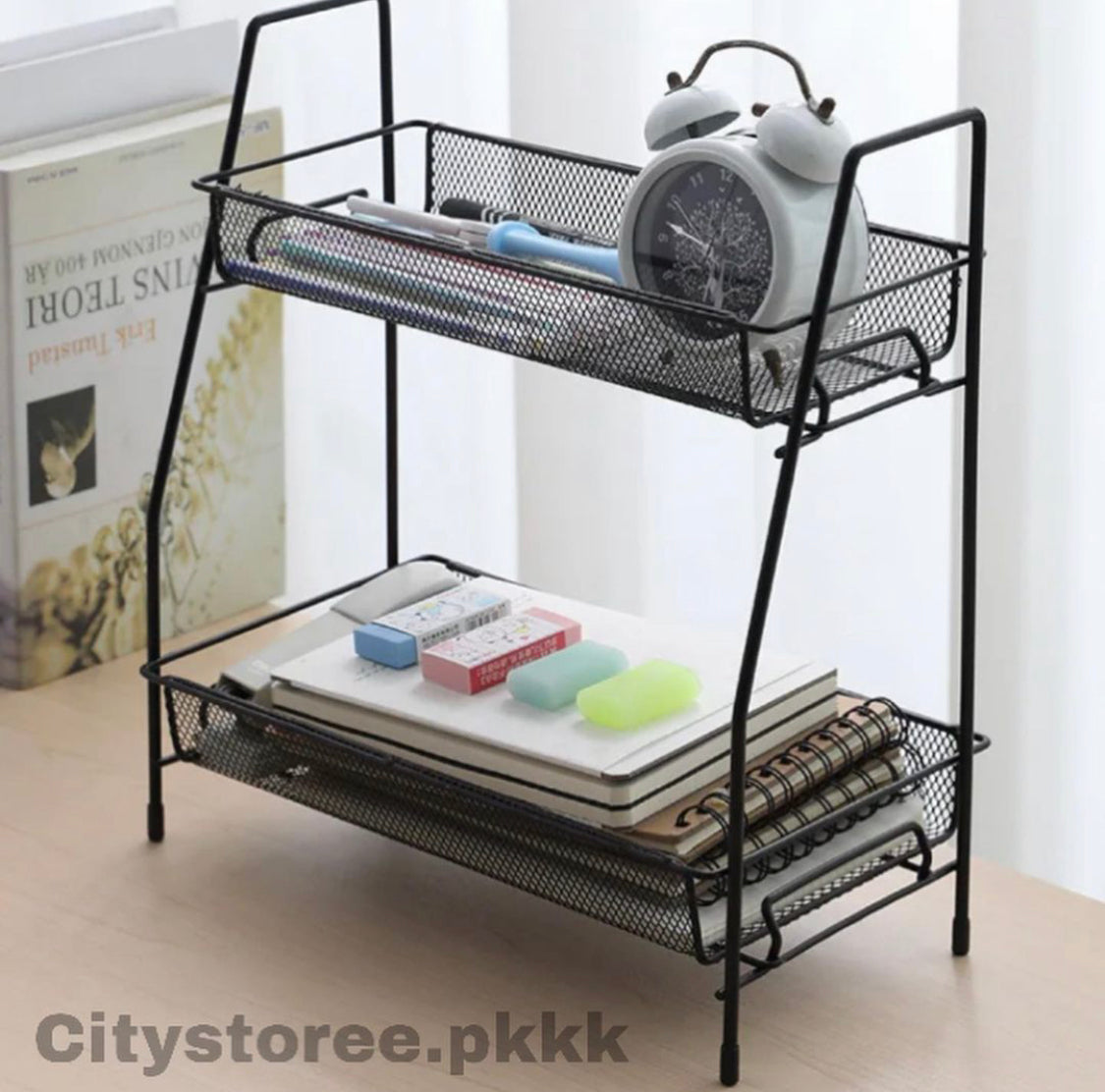 Double Layer Kitchen Shelf Organizer storage Rack